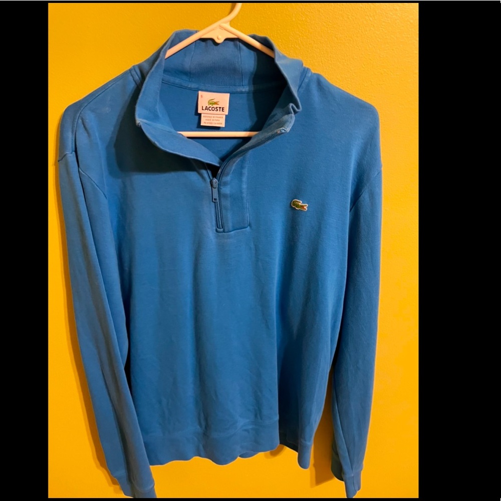 Lacoste quarter zip sweatshirt